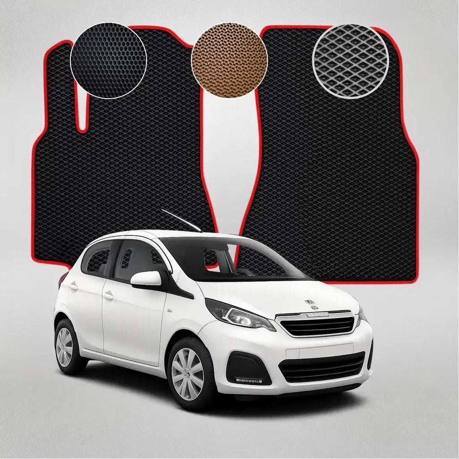 EVA kilimėliai Peugeot 108 pirmosios kartos hečbekui (nuo 2014 m.)