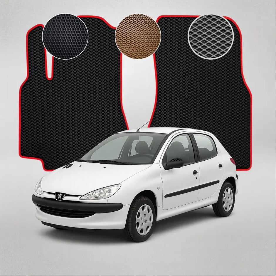 EVA kilimėliai, skirti „Peugeot 206“ pirmosios kartos hečbekui (1998–2009 m.)