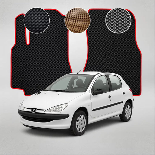 EVA kilimėliai, skirti „Peugeot 206“ pirmosios kartos hečbekui (1998–2009 m.)