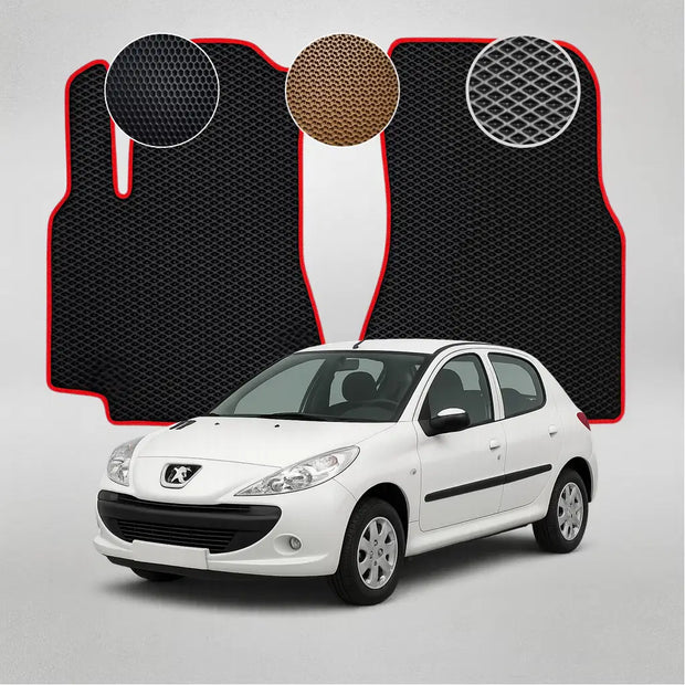 EVA kilimėliai, skirti „Peugeot 206+“ pirmos kartos hečbekui (2009–2013 m.)