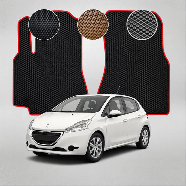 EVA kilimėliai, skirti „Peugeot 208“ pirmosios kartos hečbekui (2012–2015 m.)