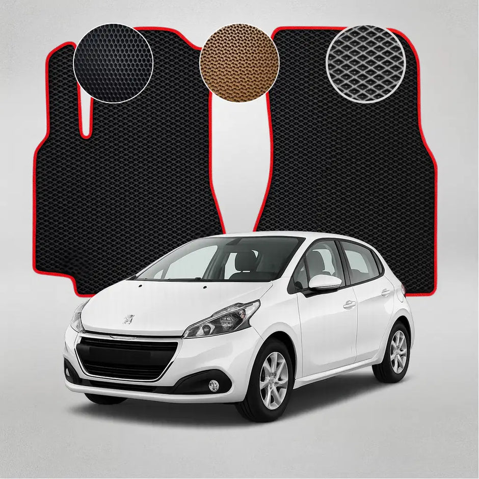 EVA kilimėliai, skirti „Peugeot 208“ pirmosios kartos hečbekui (2015–2019 m.)
