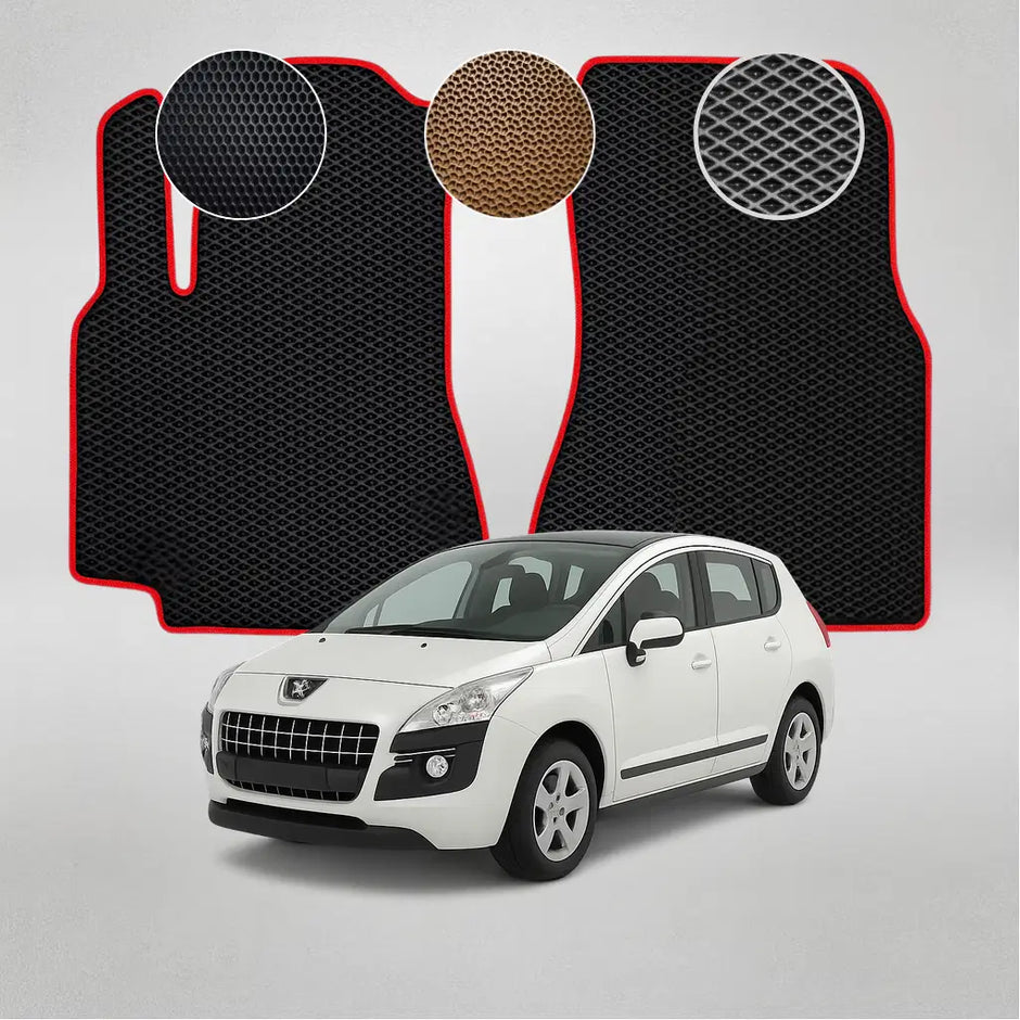EVA grindų kilimėliai, skirti „Peugeot 3008“ pirmosios kartos krosoveriui (2009–2013 m.)