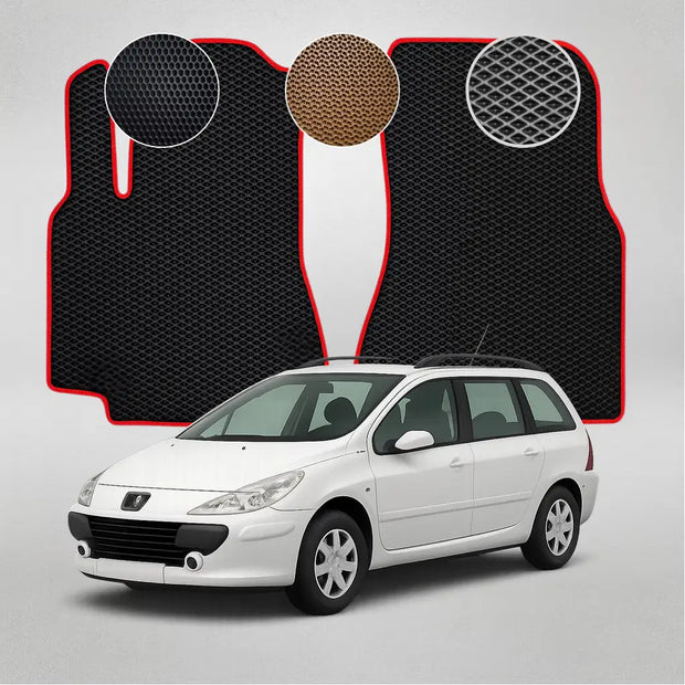 EVA grindų kilimėliai, skirti „Peugeot 307“ pirmosios kartos universalui (2002–2008 m.)