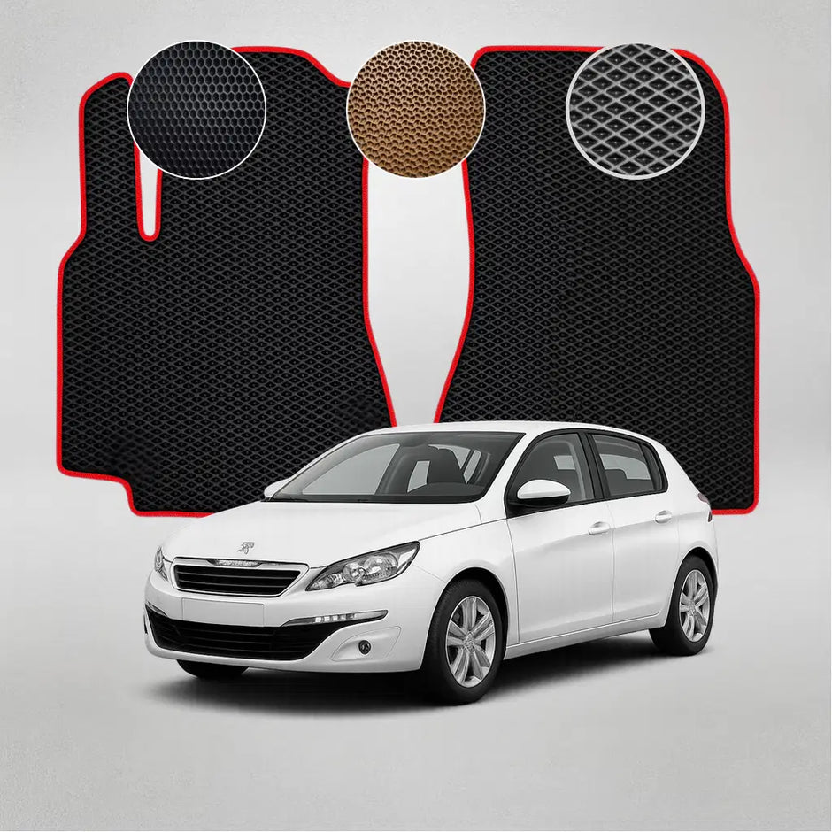 EVA grindų kilimėliai, skirti „Peugeot 308“ antros kartos hečbekui (2013–2017 m.)