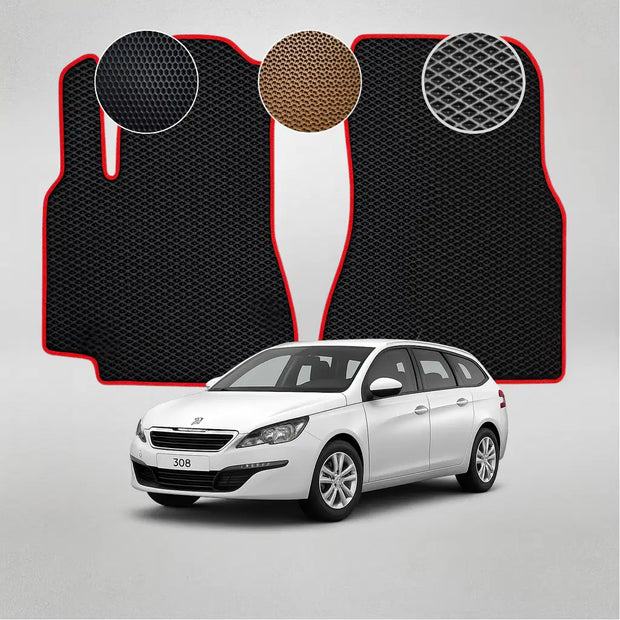 EVA grindų kilimėliai, skirti „Peugeot 308“ antros kartos universalui (2013–2017 m.)