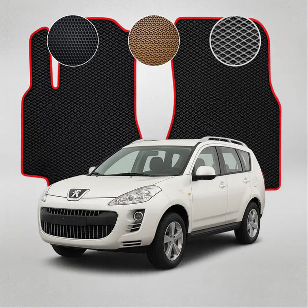 EVA grindų kilimėliai, skirti „Peugeot 4007“ pirmosios kartos krosoveriui (2007–2013 m.)
