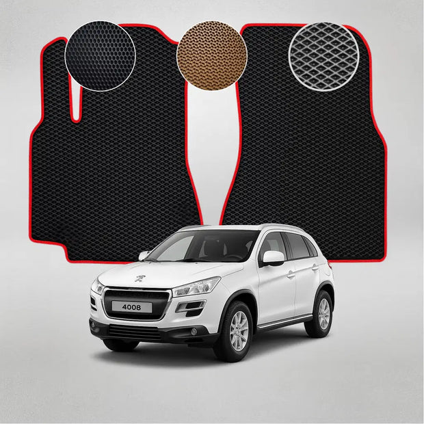 EVA grindų kilimėliai, skirti „Peugeot 4008“ pirmosios kartos krosoveriui (2012–2016 m.)