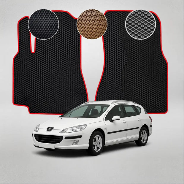 EVA grindų kilimėliai, skirti „Peugeot 407“ pirmosios kartos universalui (2004–2008 m.)