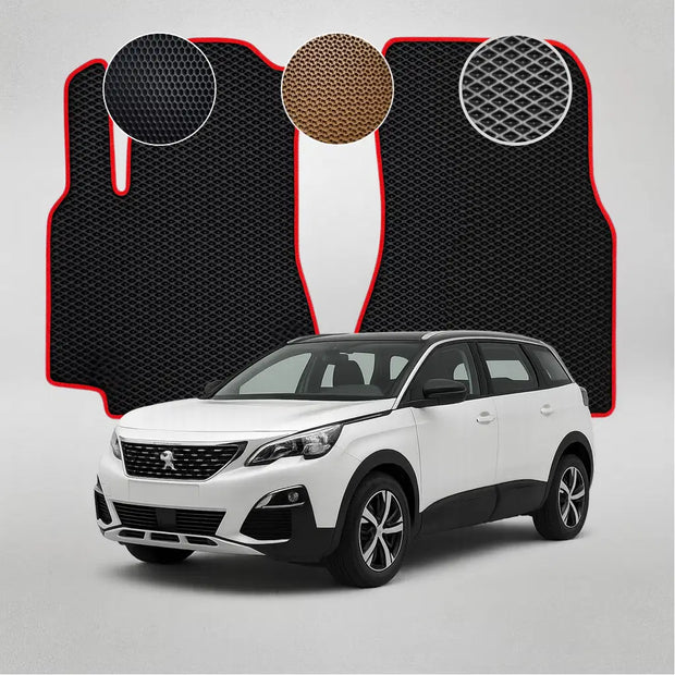 EVA grindų kilimėliai, skirti „Peugeot 5008“ antros kartos krosoveriui (2016–2020 m.)