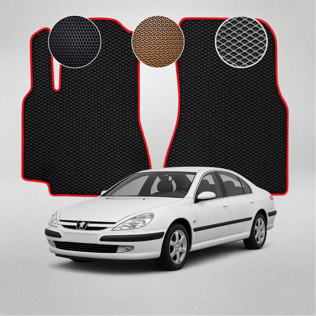EVA grindų kilimėliai, skirti „Peugeot 607“ pirmosios kartos sedanui (1999–2010 m.)