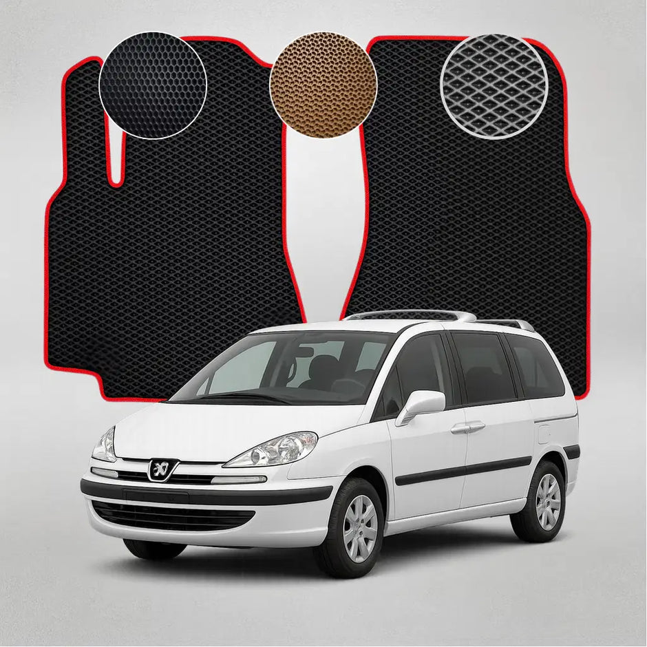 EVA kilimėliai, skirti „Peugeot 807“ pirmosios kartos minivenui (2002–2014 m.)
