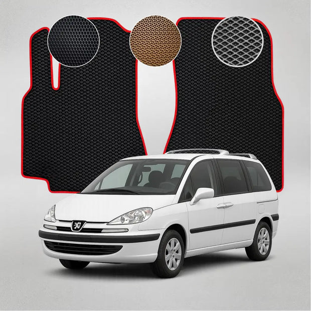 EVA kilimėliai, skirti „Peugeot 807“ pirmosios kartos minivenui (2002–2014 m.)