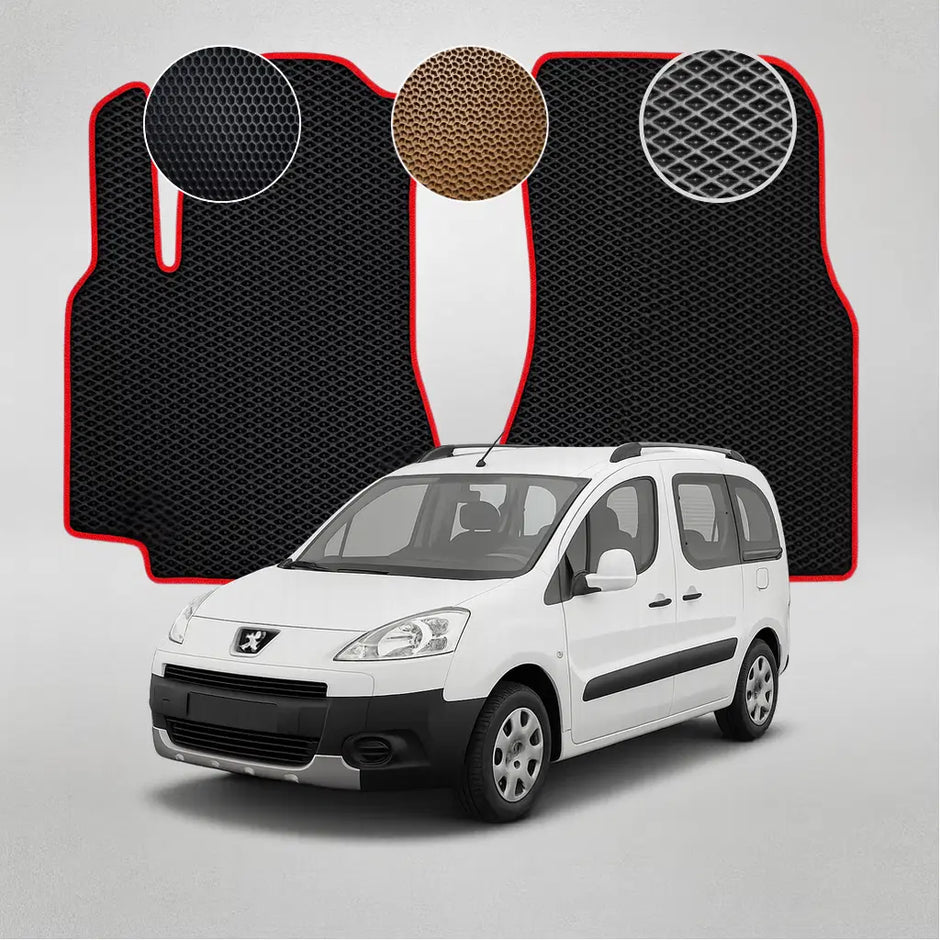 EVA kilimėliai Peugeot Partner Tepee antros kartos minivenui (2008–2012 m.)