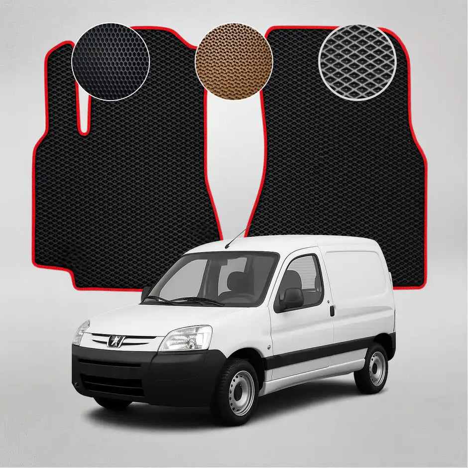 EVA kilimėliai Peugeot Partner 1-osios kartos minivenui (1996–2013 m.)