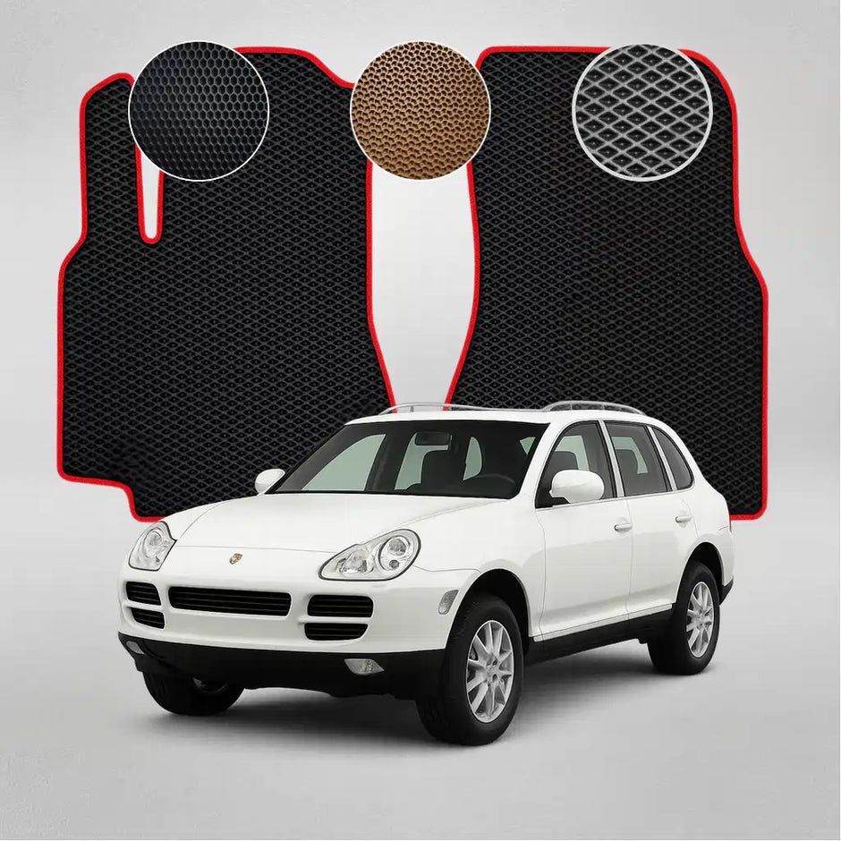 EVA grindų kilimėliai, skirti „Porsche Cayenne“ pirmosios kartos krosoveriui (2002–2007 m.)