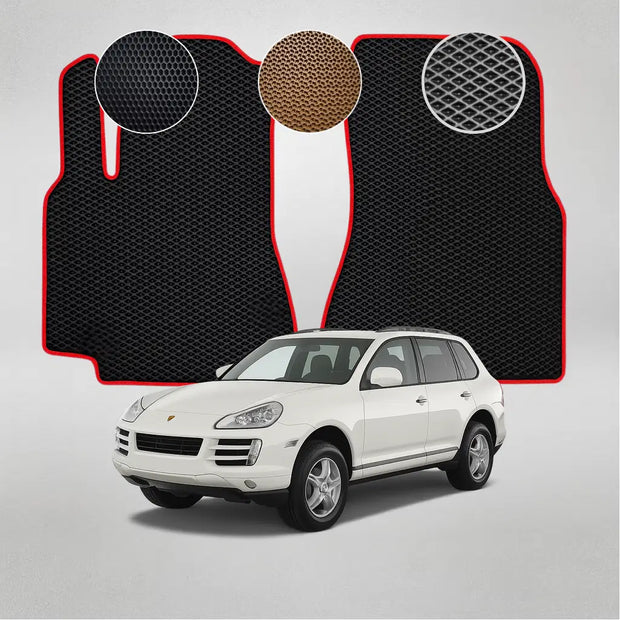 EVA grindų kilimėliai, skirti „Porsche Cayenne“ pirmosios kartos krosoveriui (2003–2010 m.)