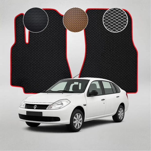 EVA grindų kilimėliai, skirti „Renault Clio Symbol“ antros kartos sedanui (2008–2012 m.)
