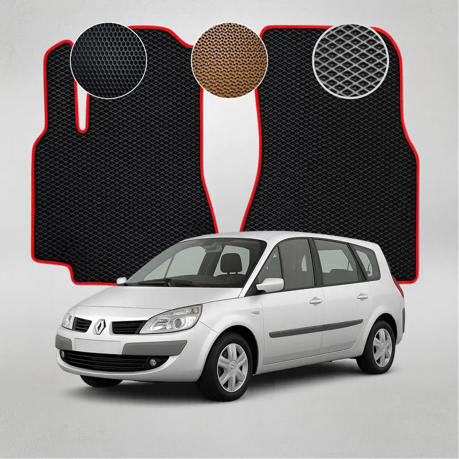 EVA grindų kilimėliai, skirti „Renault Grand Scenic“ antros kartos minivenui (2006–2009 m.)