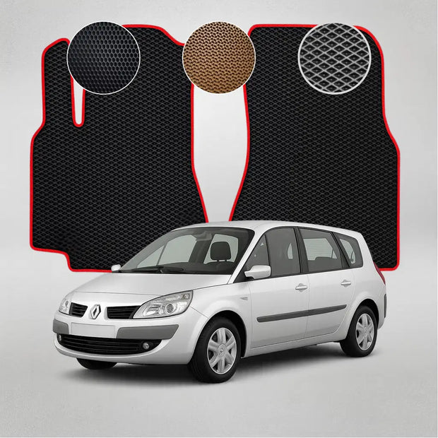 EVA grindų kilimėliai, skirti „Renault Grand Scenic“ antros kartos minivenui (2006–2009 m.)