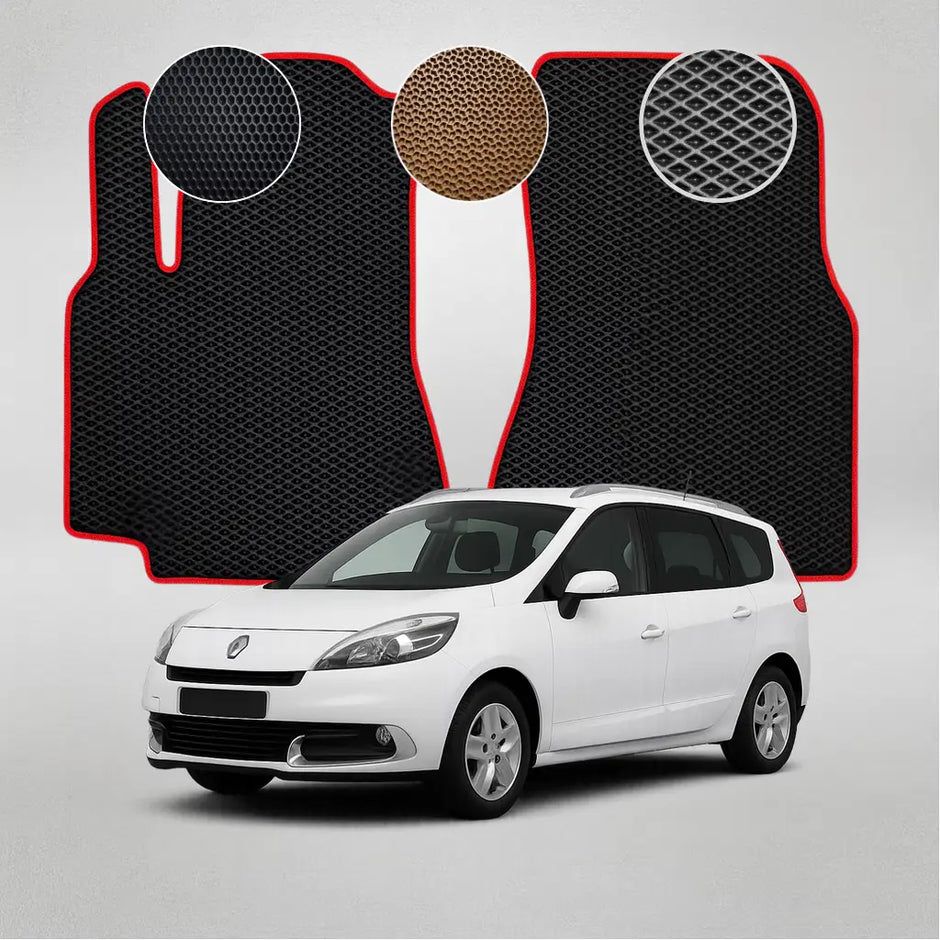 EVA grindų kilimėliai, skirti „Renault Grand Scenic“ 3-iosios kartos minivenui (2009–2013 m.)