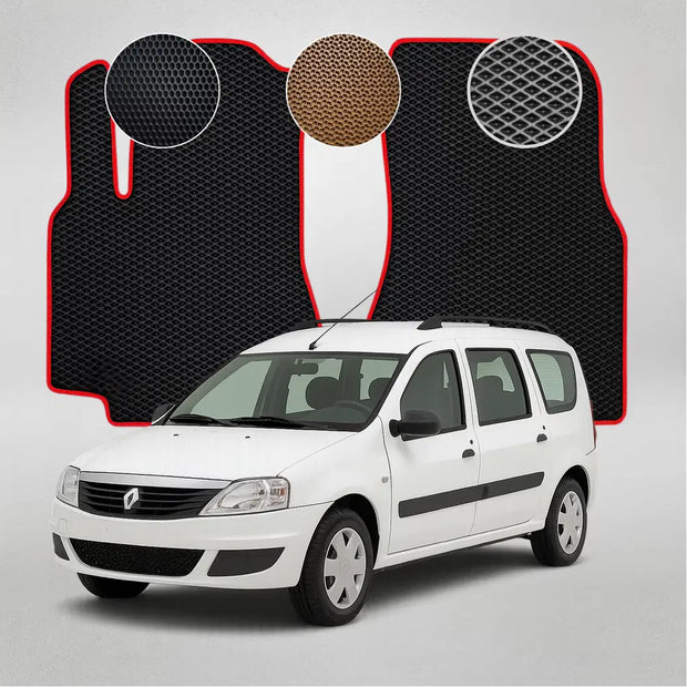 EVA grindų kilimėliai, skirti „Renault Logan MCV“ pirmosios kartos kombi (2008–2012 m.)