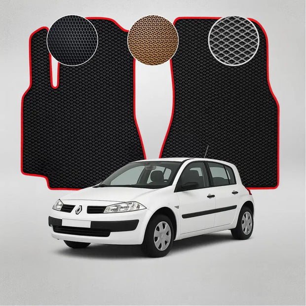 EVA grindų kilimėliai, skirti „Renault Megane 2“ kartos hečbekui (2002–2006 m.)