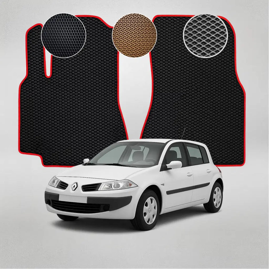EVA grindų kilimėliai, skirti „Renault Megane 2“ kartos hečbekui (2006–2008 m.)