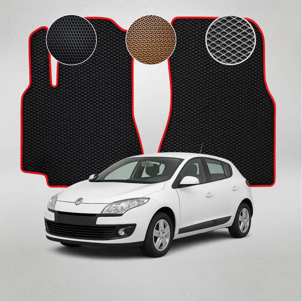 EVA grindų kilimėliai, skirti „Renault Megane“ 3 kartos hečbekui (2008–2014 m.)