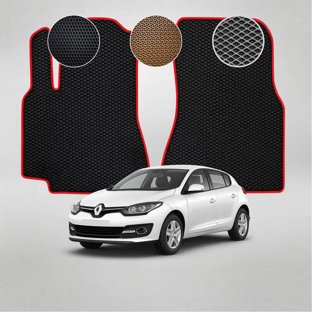 EVA grindų kilimėliai, skirti „Renault Megane“ 3 kartos hečbekui (2014–2015 m.)