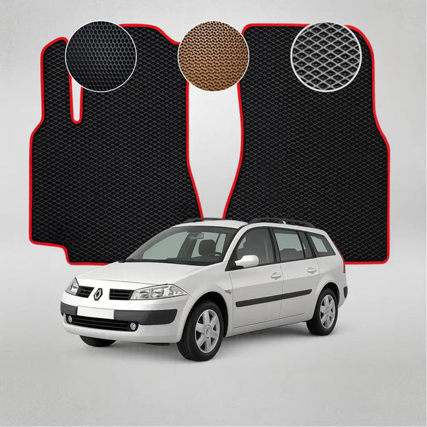 EVA grindų kilimėliai, skirti „Renault Megane 2“ kartos sedanui (2002–2006 m.)