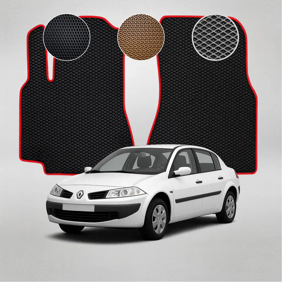 EVA grindų kilimėliai, skirti „Renault Megane 2“ kartos sedanui (2006–2009 m.)