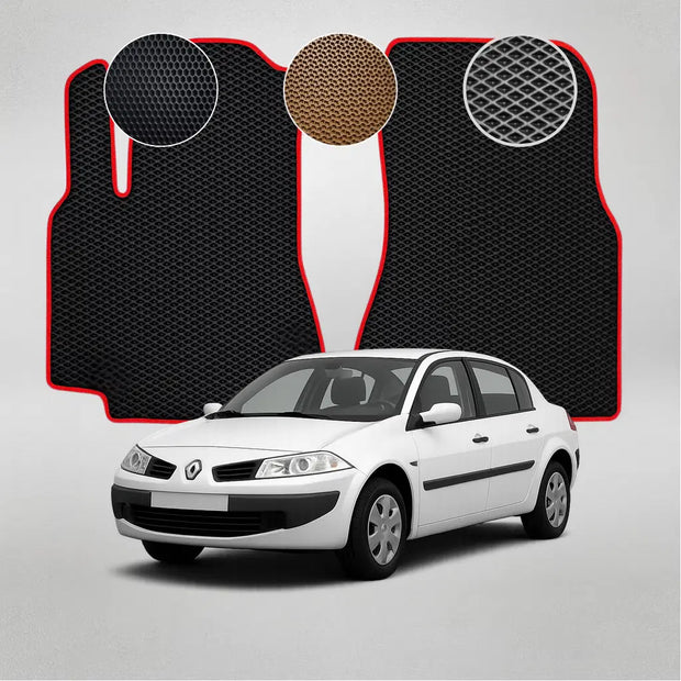 EVA grindų kilimėliai, skirti „Renault Megane 2“ kartos sedanui (2006–2009 m.)