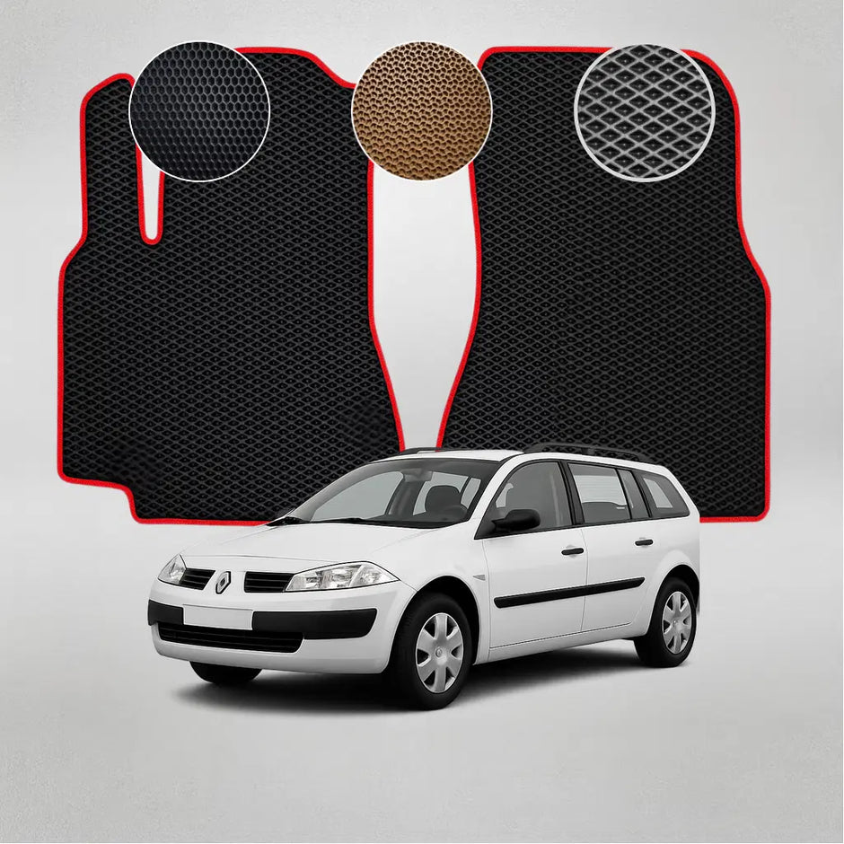 EVA grindų kilimėliai, skirti „Renault Megane 2“ kartos universalui (2002–2006 m.)