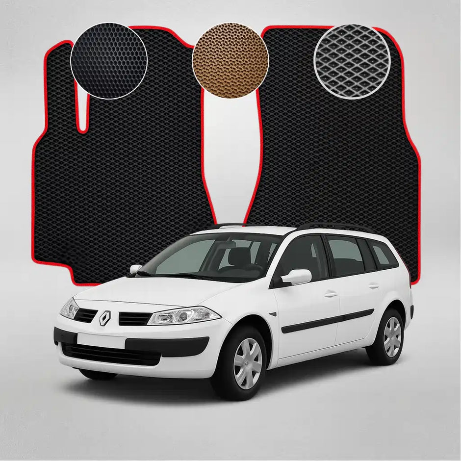 EVA grindų kilimėliai, skirti „Renault Megane 2“ kartos universalui (2006–2009 m.)