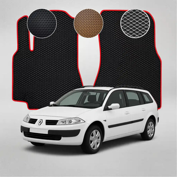 EVA grindų kilimėliai, skirti „Renault Megane 2“ kartos universalui (2006–2009 m.)