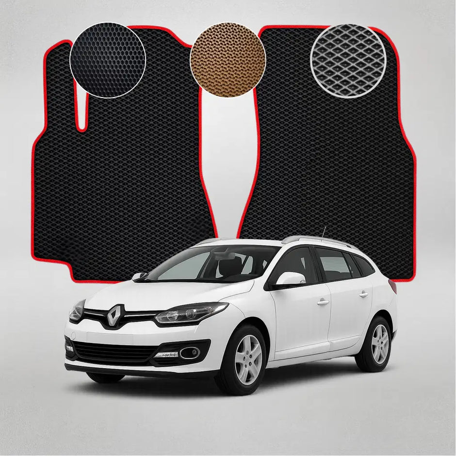 EVA grindų kilimėliai, skirti „Renault Megane 3“ kartos universalui (2014–2015 m.)