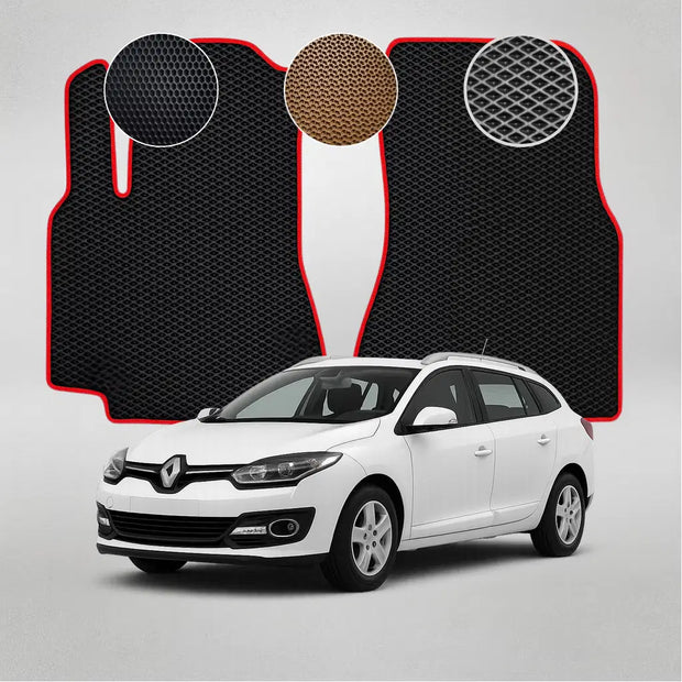 EVA grindų kilimėliai, skirti „Renault Megane 3“ kartos universalui (2014–2015 m.)