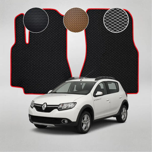 EVA grindų kilimėliai, skirti „Renault Sandero StepWay“ antros kartos krosoveriui (2012–2017 m.)