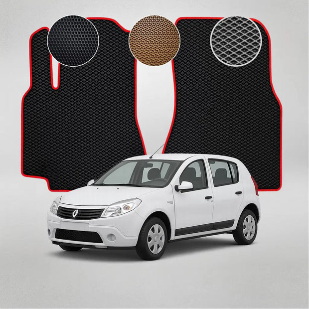 EVA grindų kilimėliai, skirti „Renault Sandero“ pirmosios kartos hečbekui (2007–2012 m.)