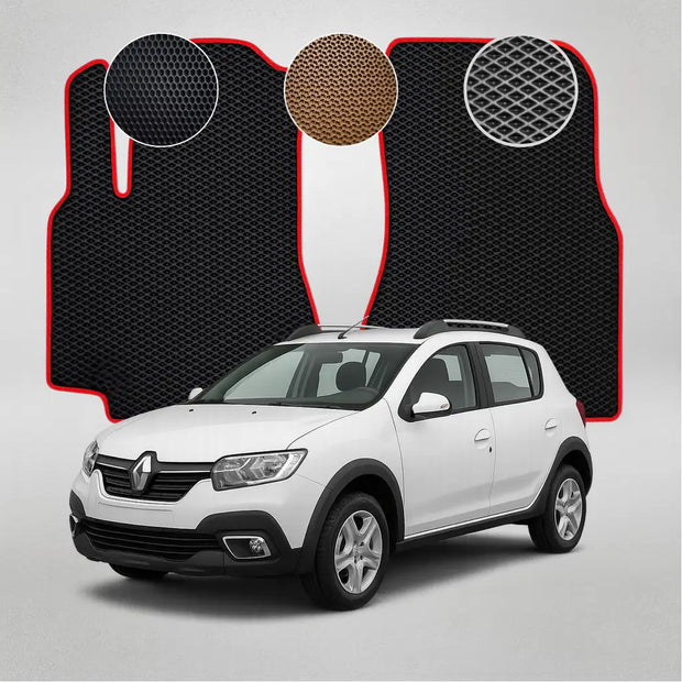 EVA grindų kilimėliai, skirti „Renault Sandero“ antros kartos krosoveriui (2012–2020 m.)