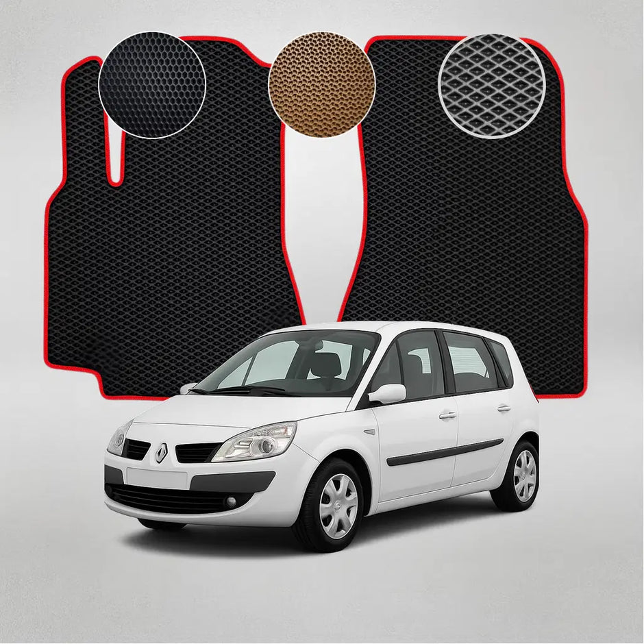 EVA grindų kilimėliai, skirti „Renault Scenic“ antros kartos minivenui (2003–2009 m.)