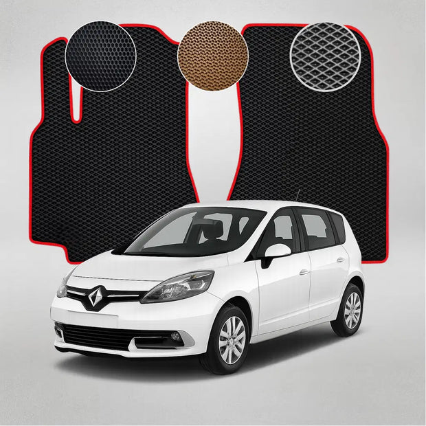 EVA grindų kilimėliai, skirti „Renault Scenic“ 3-iosios kartos minivenui (2009–2016 m.)