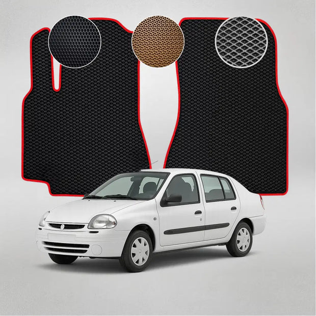 EVA grindų kilimėliai, skirti „Renault Symbol“ pirmosios kartos sedanui (1999–2008 m.)