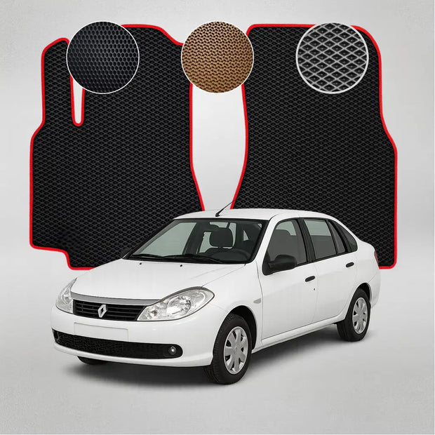 EVA grindų kilimėliai, skirti „Renault Symbol“ antros kartos sedanui (2008–2013 m.)