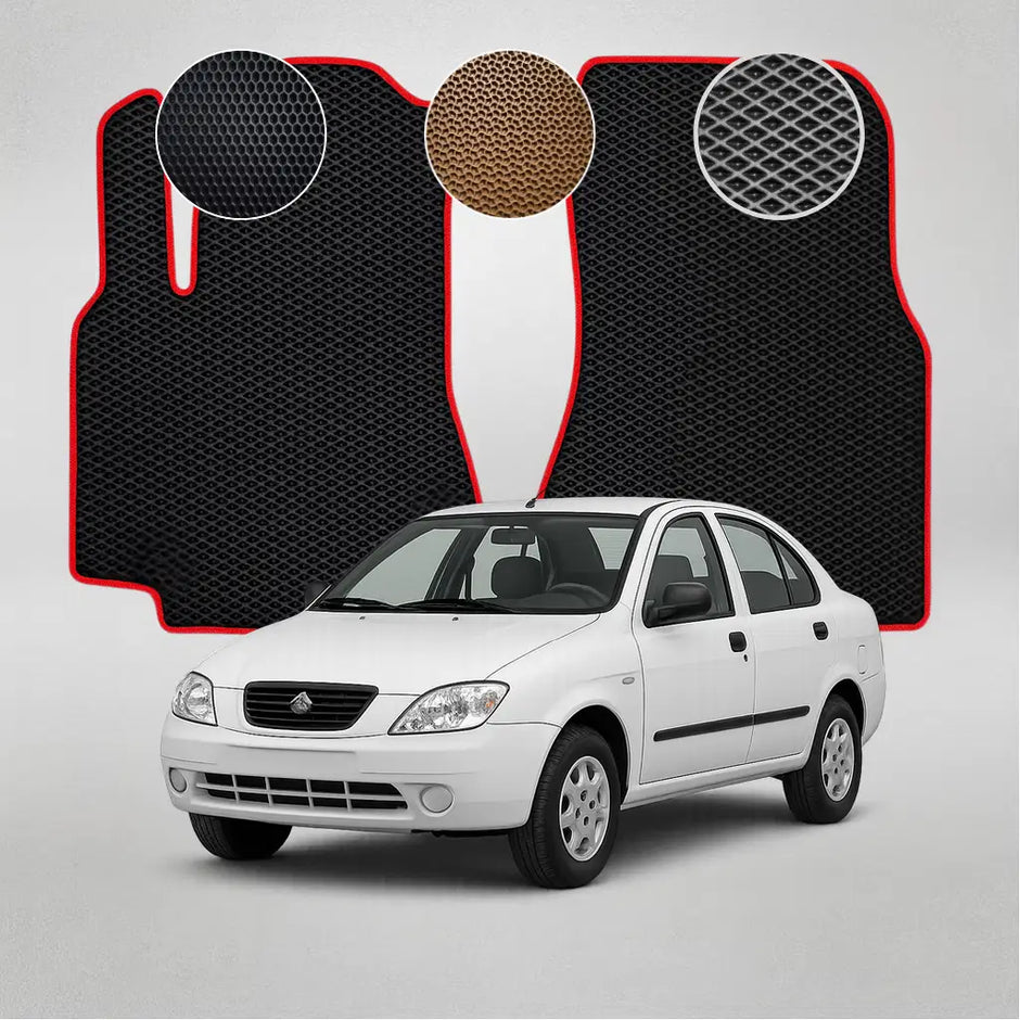 EVA grindų kilimėliai Saipa Tiba pirmosios kartos sedanui (nuo 2009 m.)