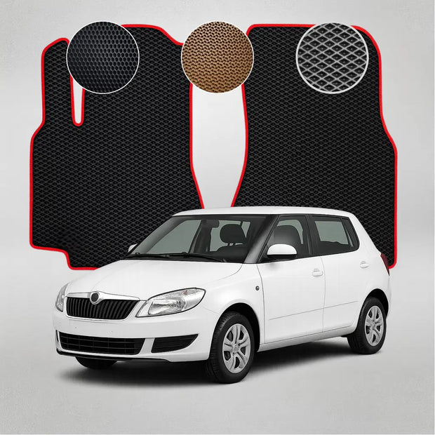 EVA kilimėliai, skirti „Skoda Fabia“ 3-iosios kartos hečbekui (nuo 2014 m.)