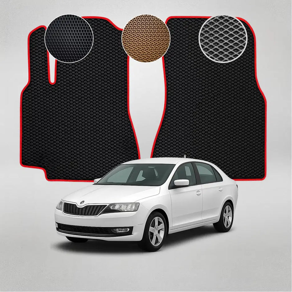 EVA kilimėliai, skirti „Skoda Rapid“ pirmosios kartos „Liftback“ (2012–2019 m.) automobiliui