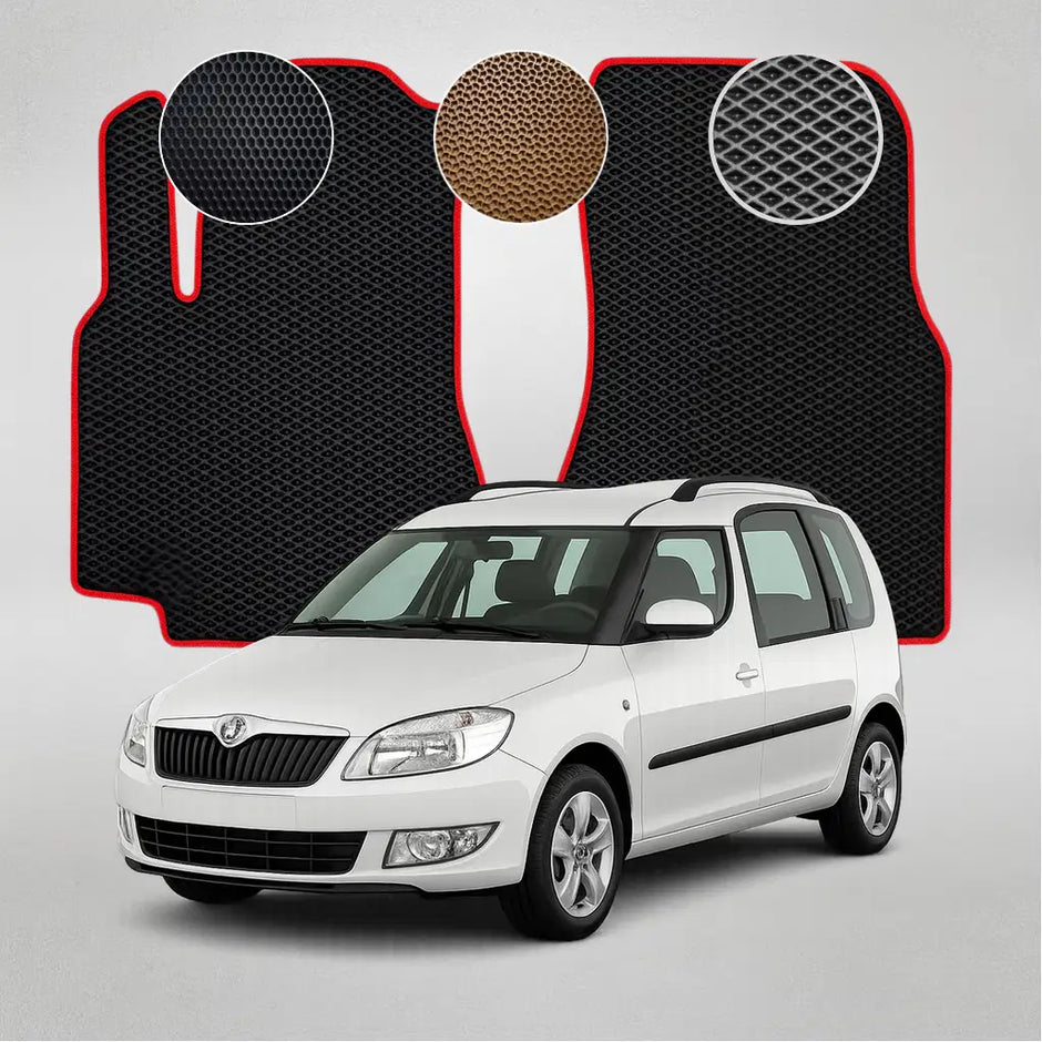 EVA grindų kilimėliai, skirti Skoda Roomster 1st Gen Miniven (2006–2015 m.)