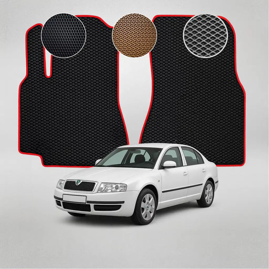 EVA kilimėliai, skirti „Skoda Superb“ pirmosios kartos sedanui (2006–2008 m.)